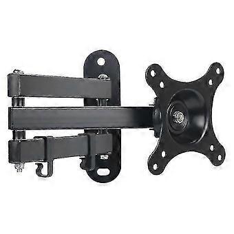 Support TV LCD pour camping-car/caravane, bras de fixation mural en aluminium anti-tremblement (1 pièce, noir)