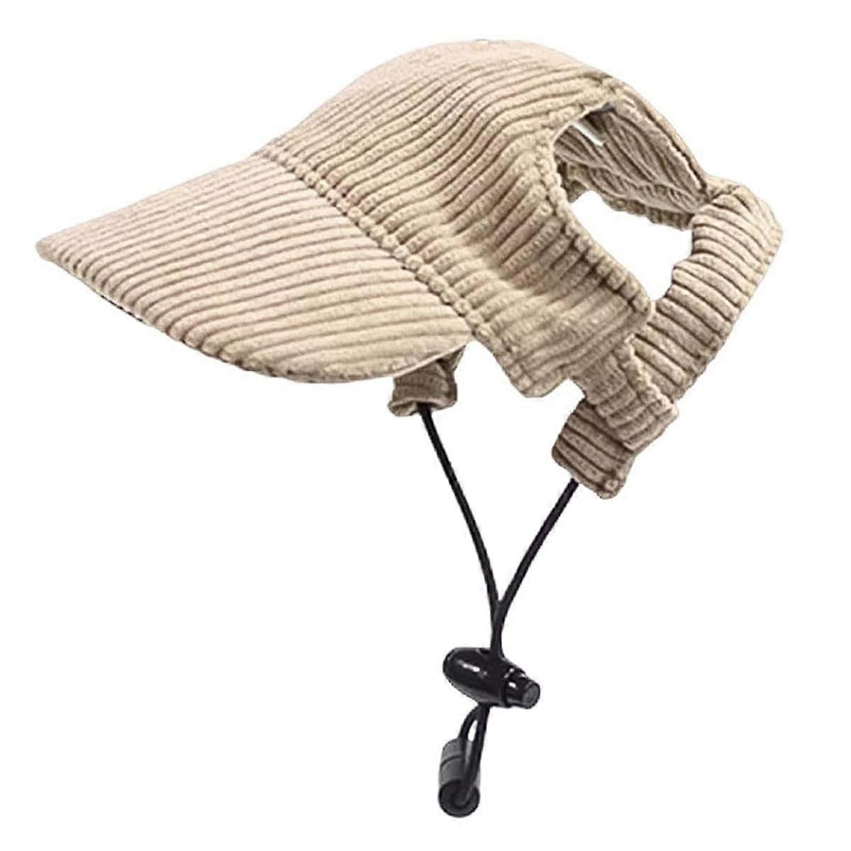 Sun Protection Hat Adjustable Pet Cat Dog Sun Visor with Ear Holes for Puppies Medium and Large Dog