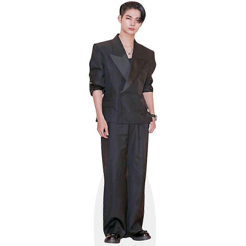 Nishimura Riki (Black Outfit) Cardboard Cutout (lifesize OR mini size). Standee. Stand Up.