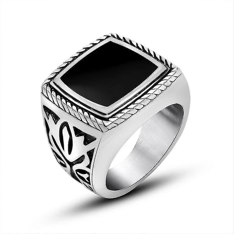 Herrdominering Ring Titanium Steel Ring Sa905