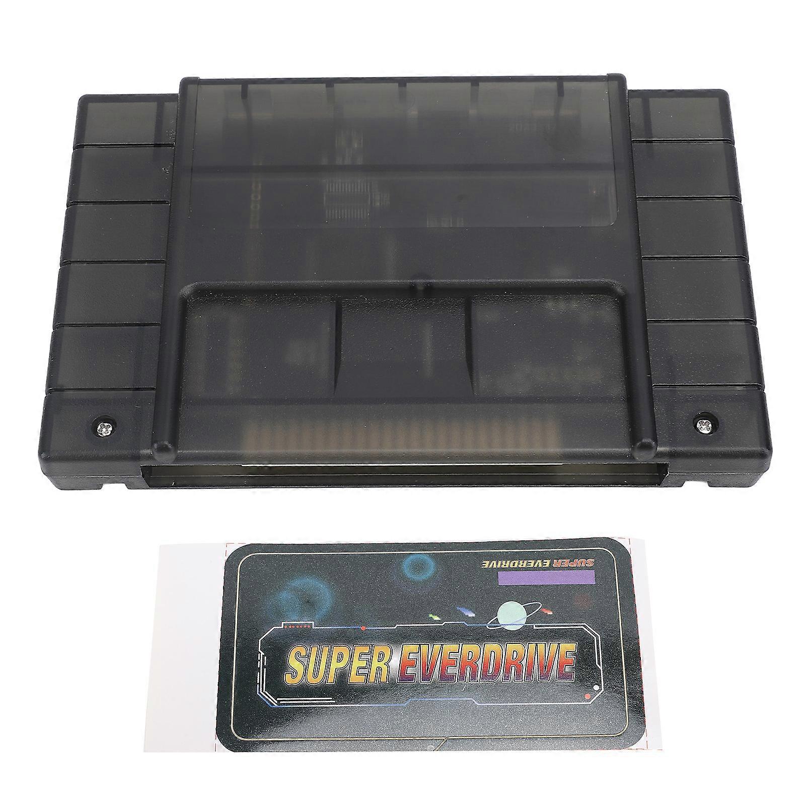 3000 in 1 Game Cartridge V1.0 8GB Memory Card SFC Transparent Black
