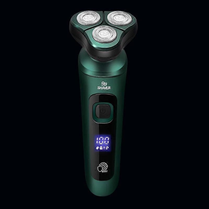 4 In 1 Smart Electric Shaver LCD Digital Display Three-head Floating Razor USB Rechargeable Washing Multi-function Beard Knife