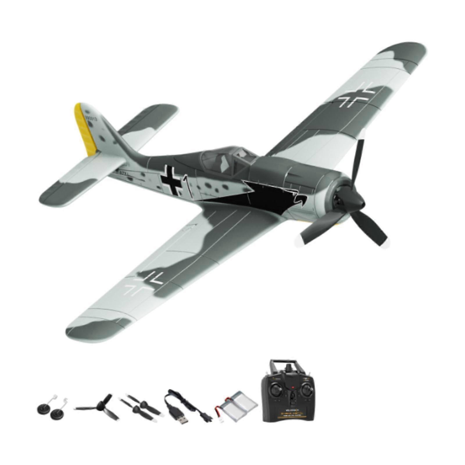RC FW190 مجموعة ألعاب مقاتلة طائرة للتحكم عن بعد للأطفال في الهواء الطلق البالغين