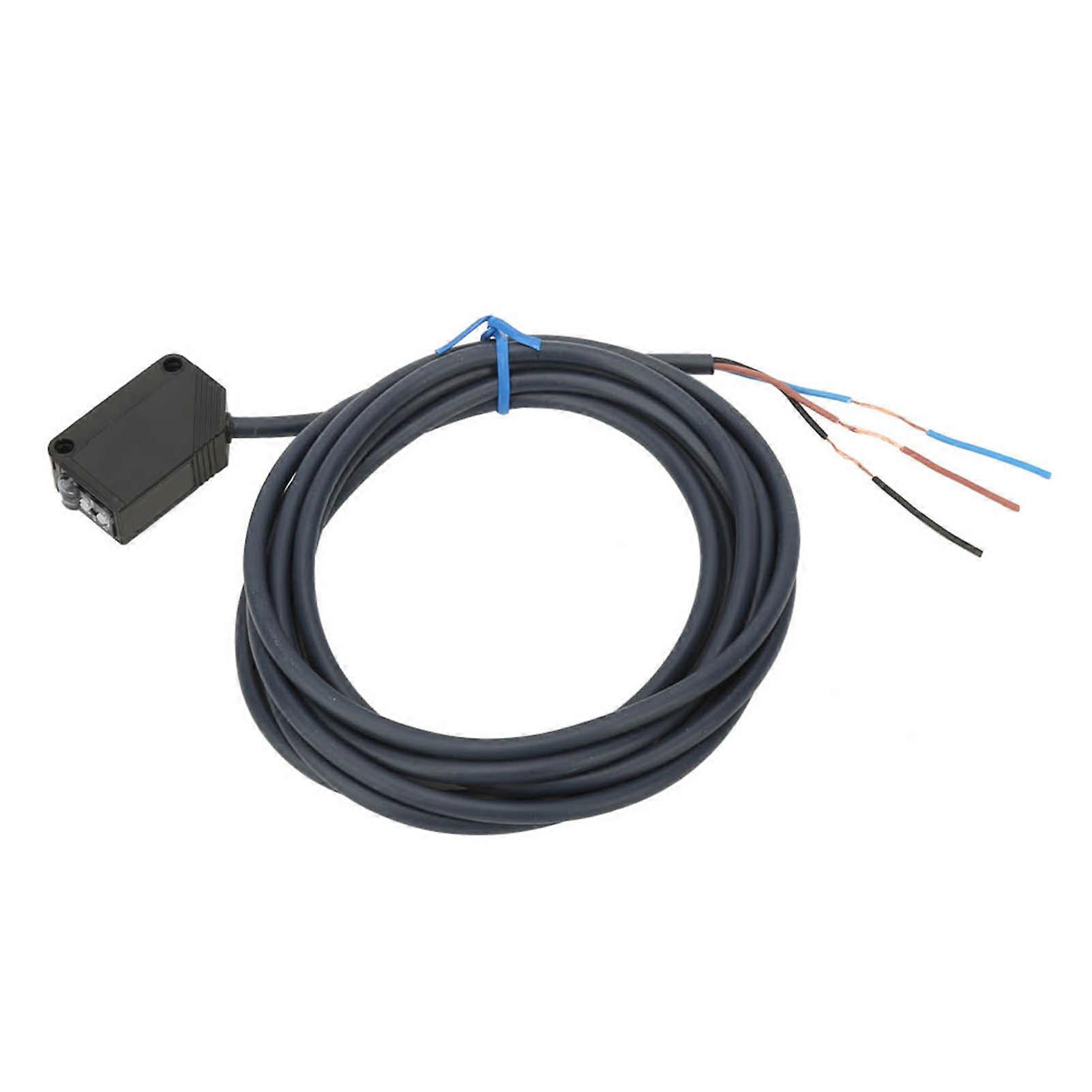 Telituny E3Z-D61 Photoelectric Switch Sensor E3Z-D61 Diffuse Reflection Infrared Sensor NPN Photoelectric Switch 12-24VDC