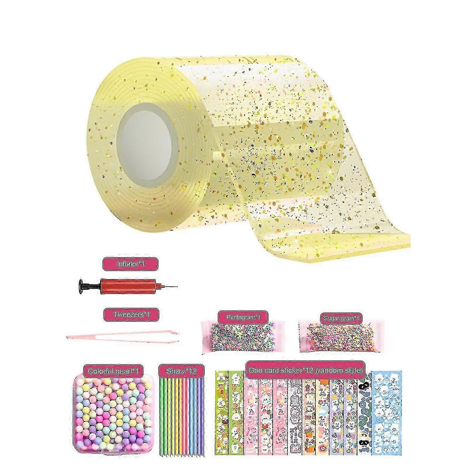 Nano Tape Bubble Kit Děti s podrobným návodem a bezstopovou nano lepicí páskou