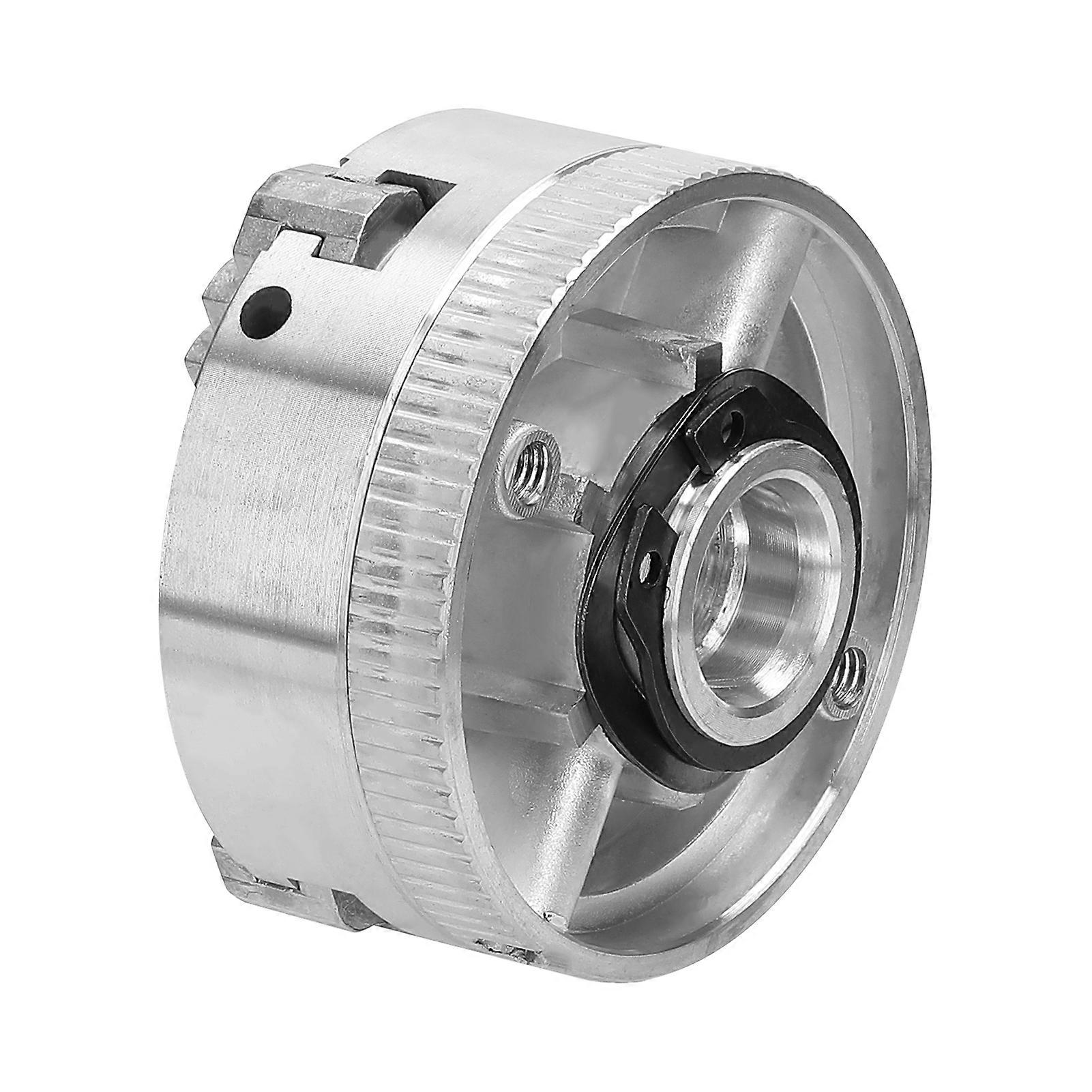 Lathe Chuck 3 Jaws/4 Jaws Manual Self-Centering Mounting Bolt for Grinding Milling Turning Machine