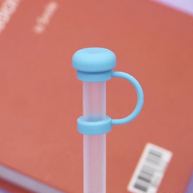 Sugrörsskydd · Mössa · Återanvändbara silikon sugrörstoppare · Kompatibel med kopp · Spill · Läckagestopp · Stänk · Dammtäta sugrörsskydd