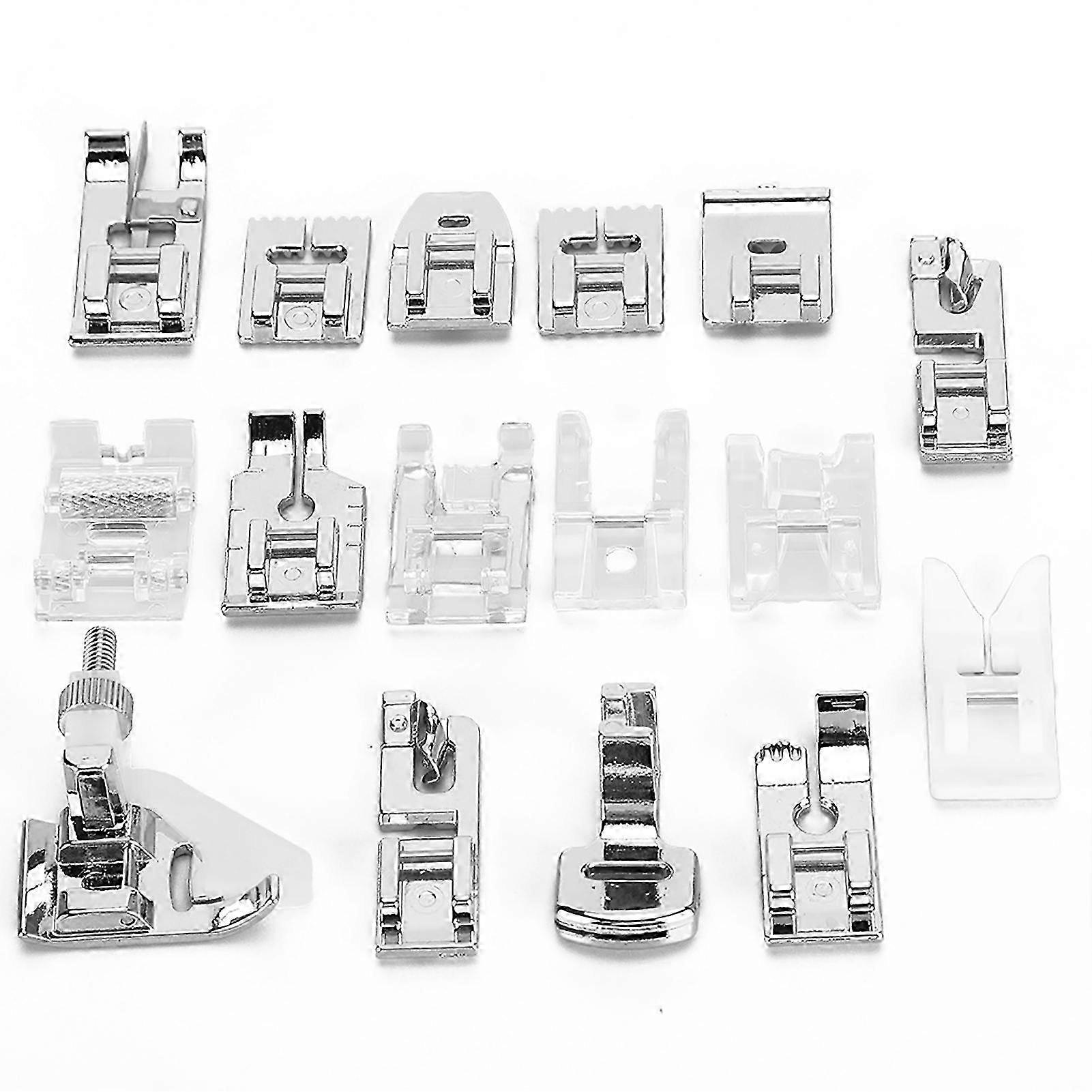 16Pcs Presser Foot Set Household Multi Functional for Sewing Machine Accessories