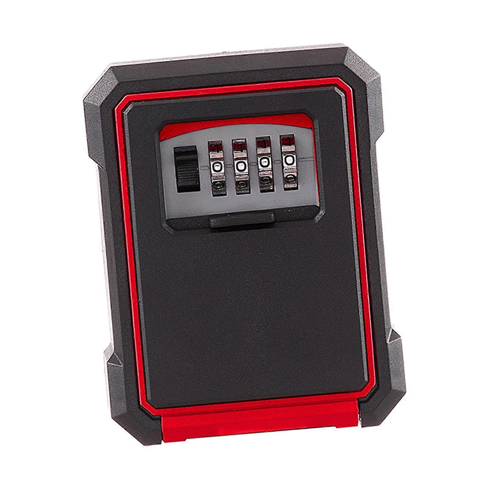 Key Storage Lock Box 4 Digit Password Key Storage Case Wall Mounted for Home