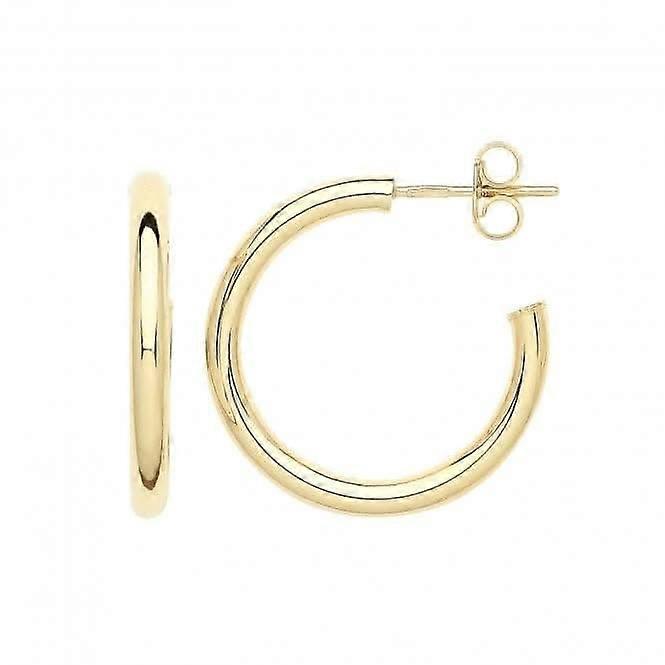 9ct Yellow Gold Hoop Earrings ER1192