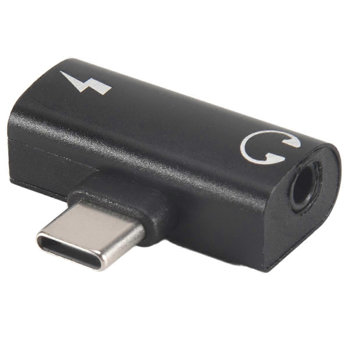 USB من النوع C إلى 3.5 مم جاك AUX محول سماعة رأس صوتي محول الصوت وحدة فك ترميز رقمية شاحن سريع PD30W