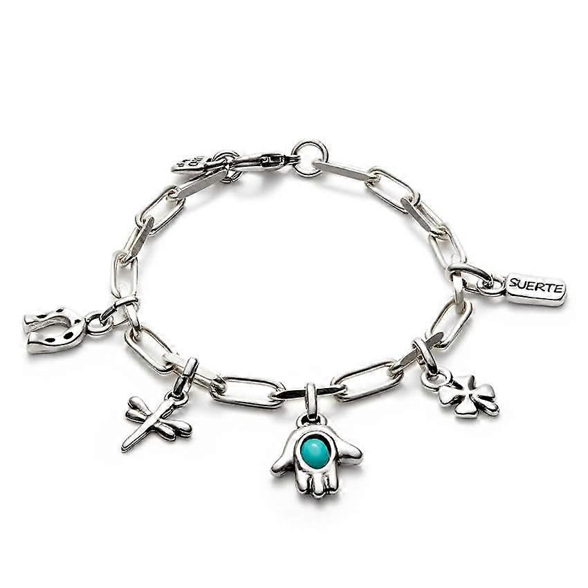 纯银镀 Ser Unico 绿松石手链 PUL2565TQSMTL0