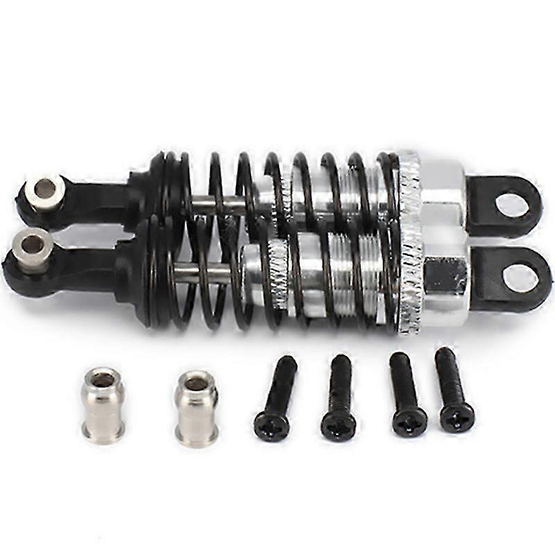 2 pz olio regolabile ammortizzatore 65mm per rc auto 1/18 A959 A969 A979 K929, argento JP