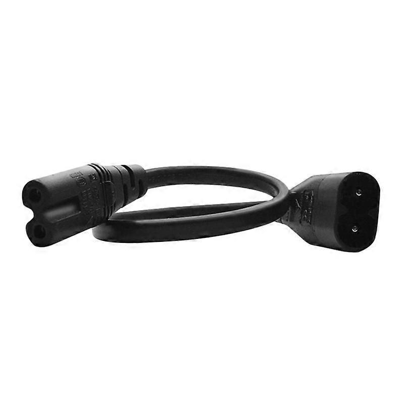 IEC 320 2-Pin C7 Female to C8 Male Figure 8 Power Adapter Extension Cable for Speaker and Printer
