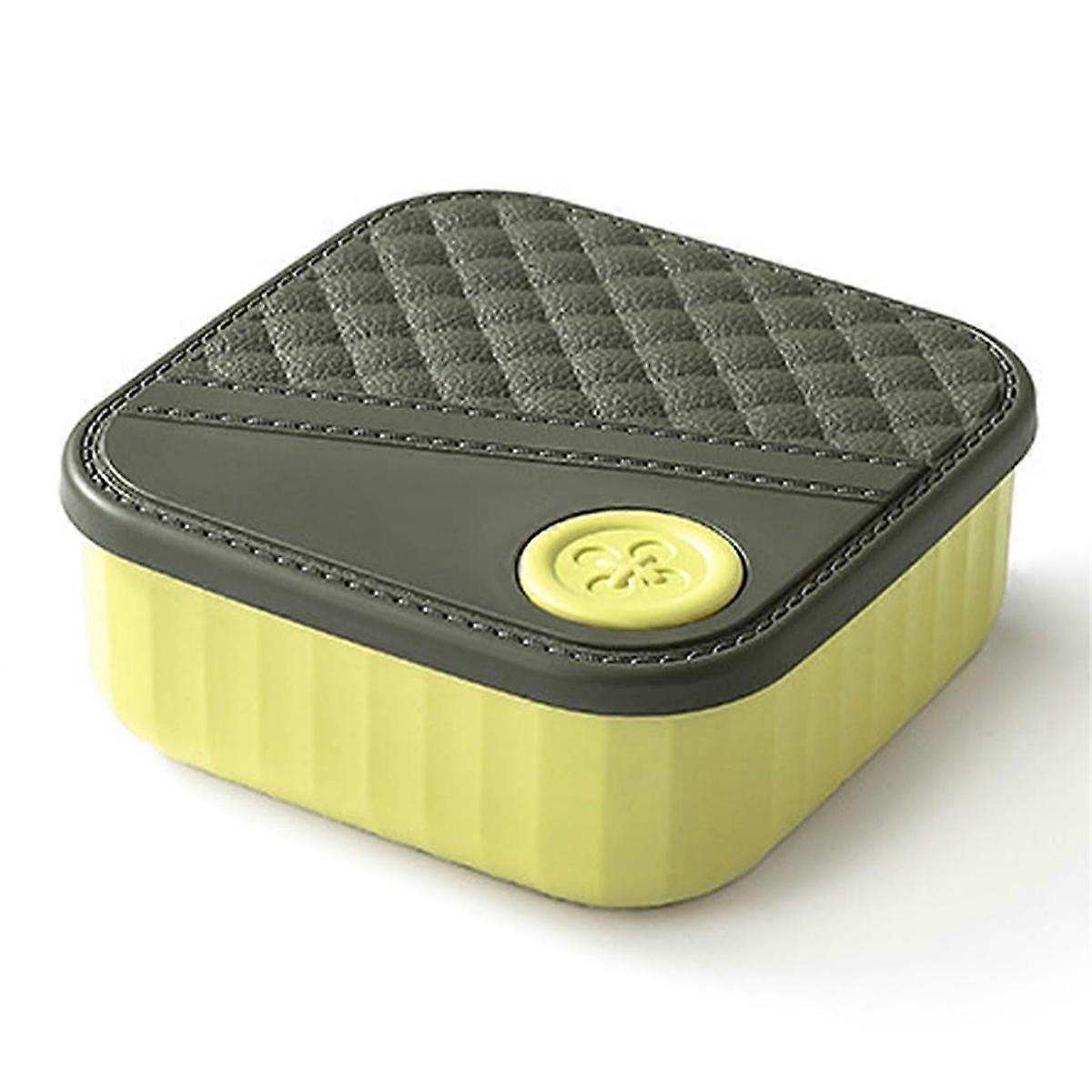 Boîte à couture portable, kit de fournitures de couture de bricolage, jaune