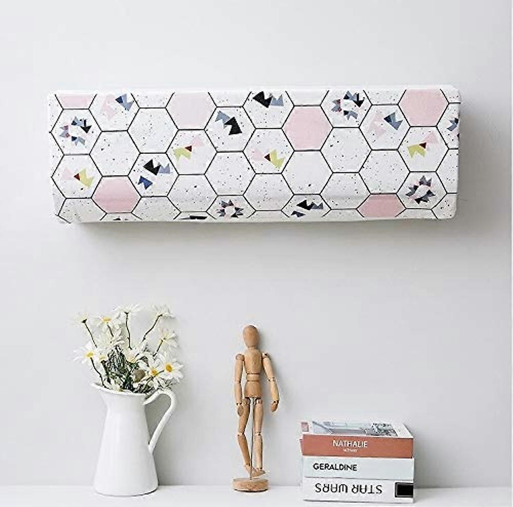 印刷空调粉盖折叠设计师空调罩室内分体式 1.5 吨