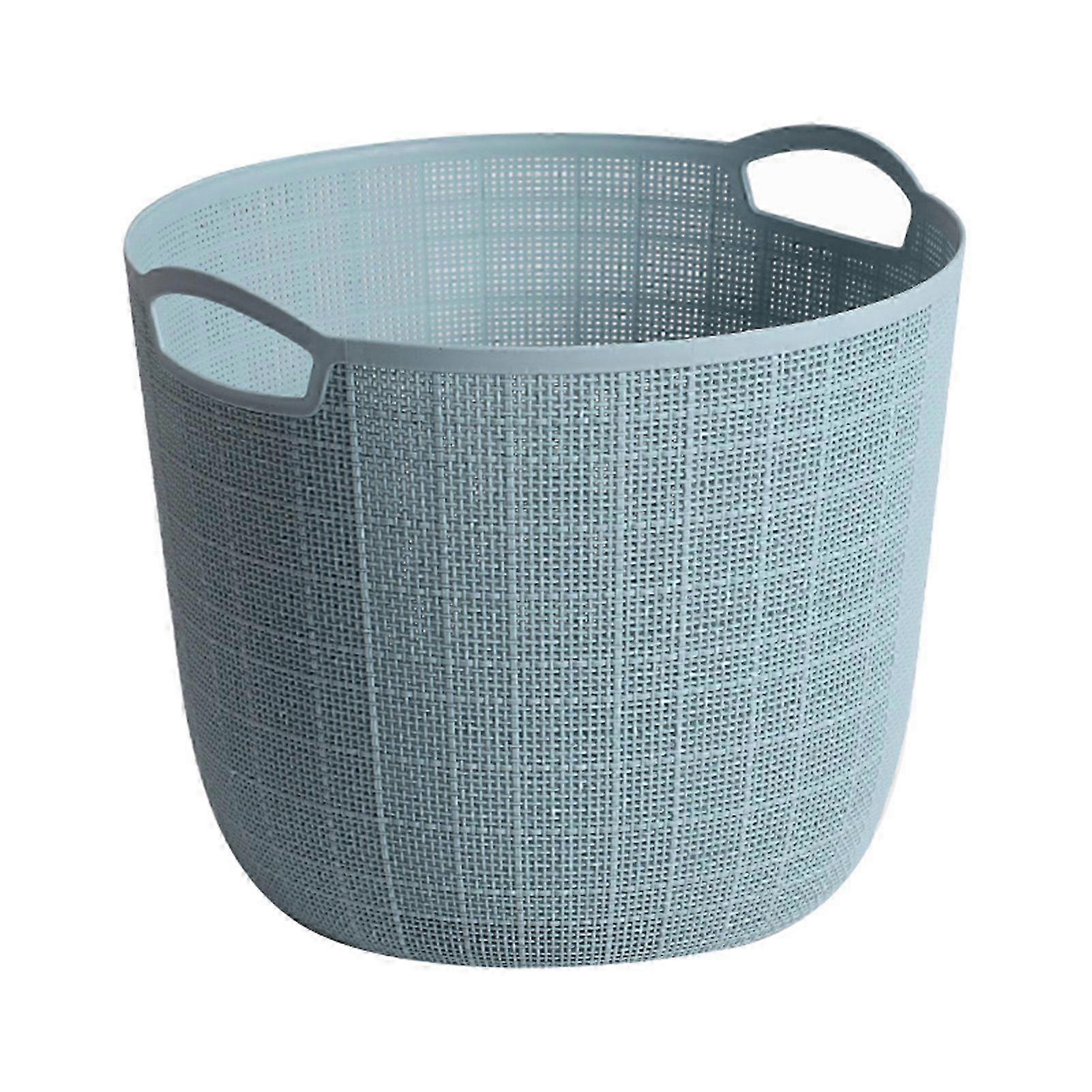 Large Capacity Multifunction Plastic Laundry Hamper Basket with Handles for Bathroom and Balcony A