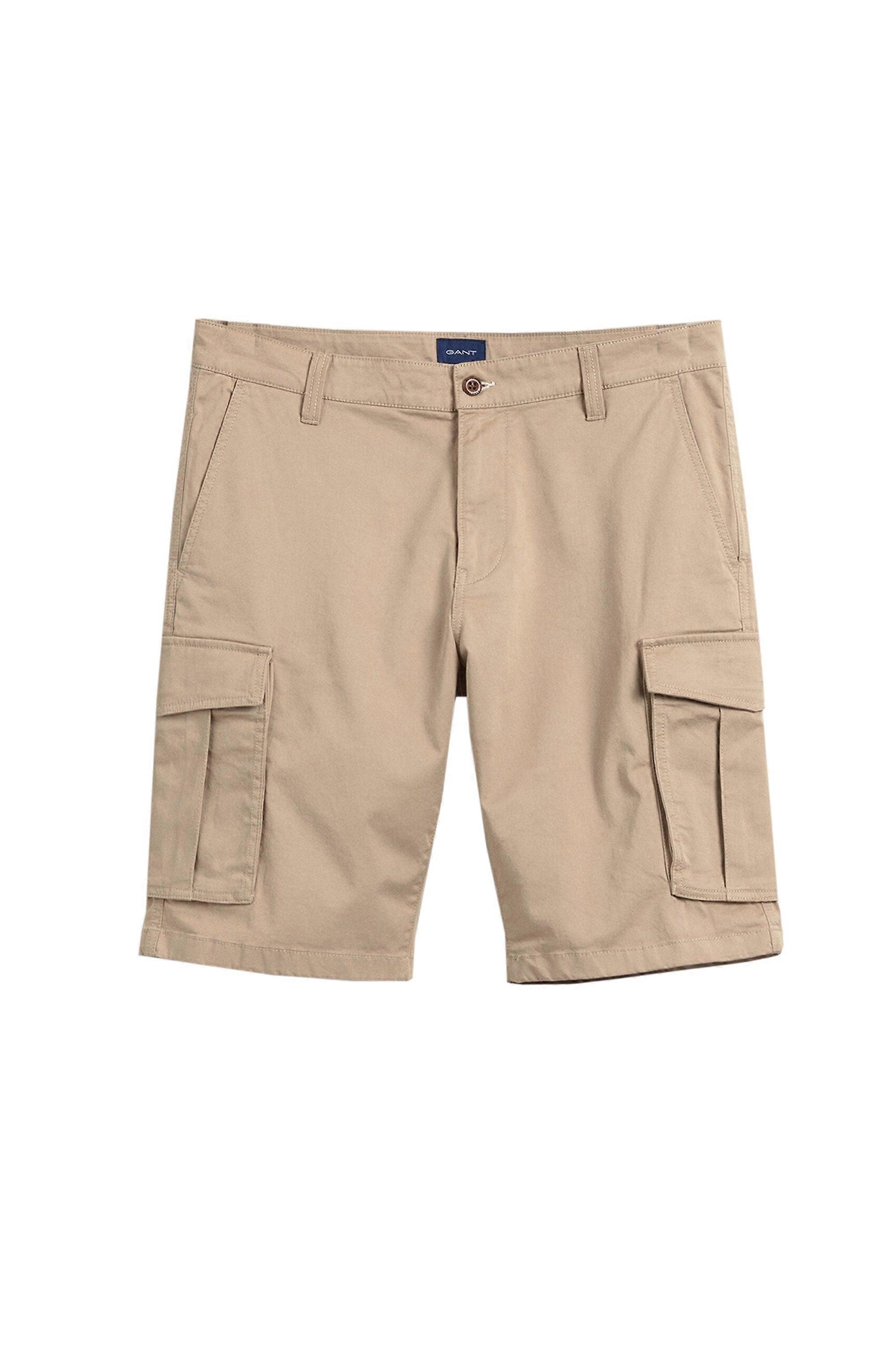 Gant D1 Relaxed Twill Cargo Shorts Dark Khaki