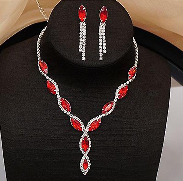 Mode Luxe Princesse Collier [rouge]