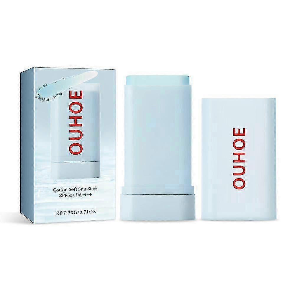 OUHOE Cotton Soft Sunscreen Stick Against UV Paste Solid Sunscreen 3061027599912