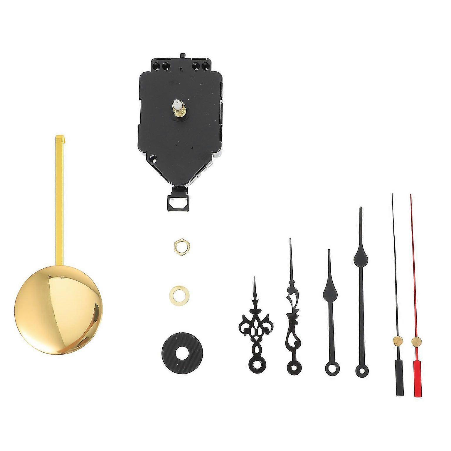 DIY Clock Movement Kit - Replacement Mechanism & Accessories for Custom Clock Projects - Easy Installation