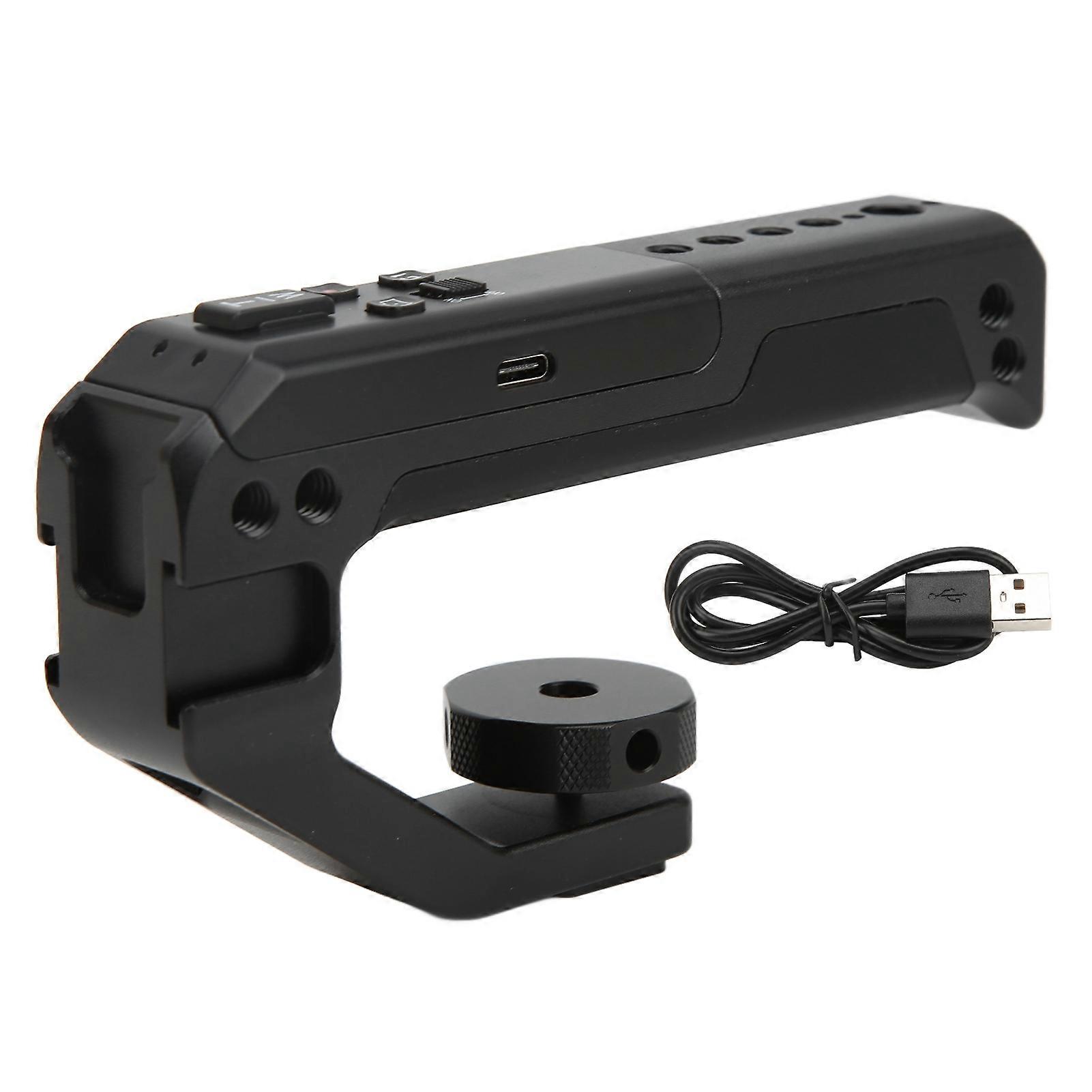 Camera Top Handle Camera Rig Hand Grip with Cold Shoe Mount Wireless Remote Control for SONY Camera
