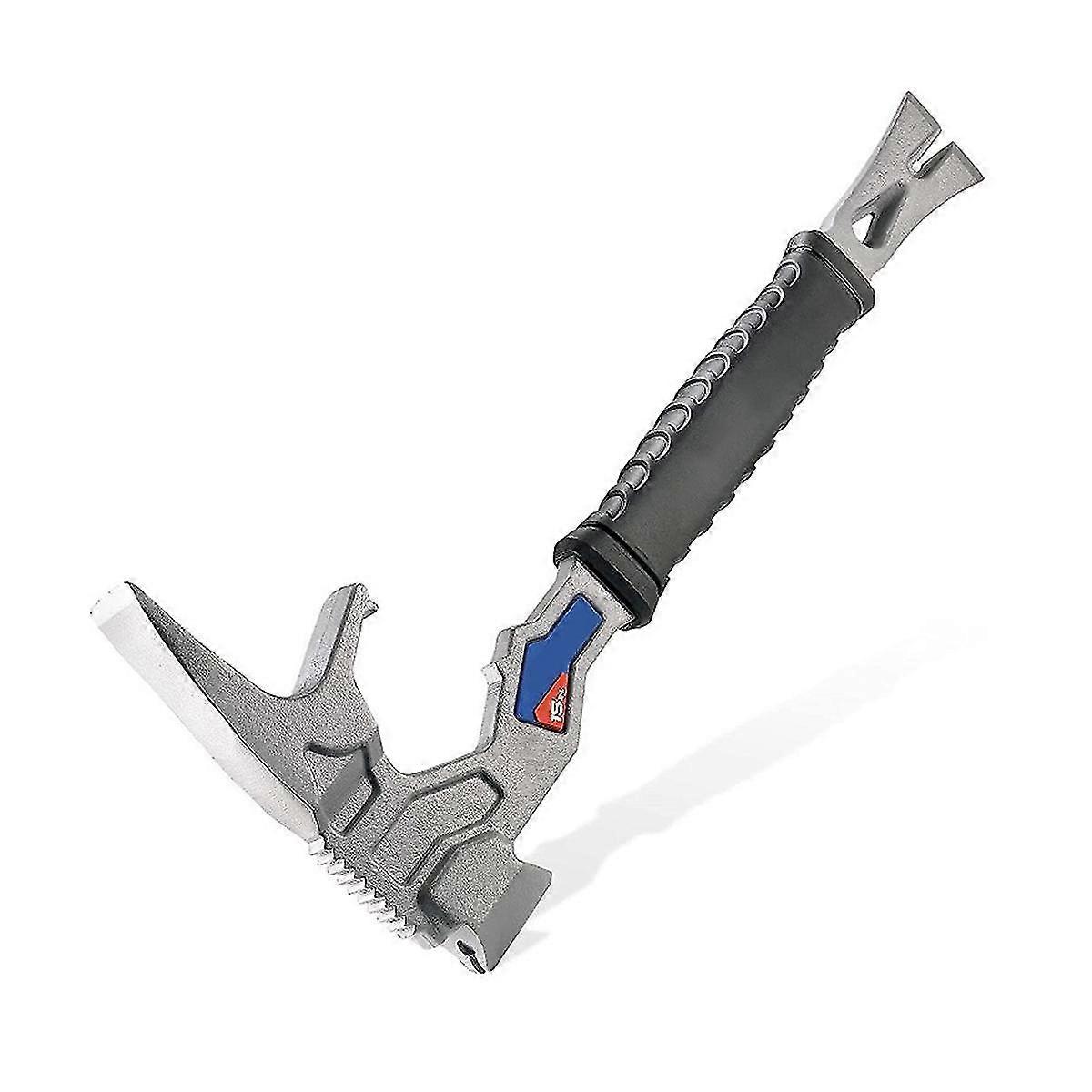 Outdoor Multifunctional Hammer Nail Remover Crowbar Fire Tool Demolition Tool