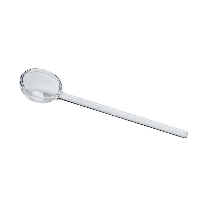 Coffee Milk Glass Spoons High Temperature Resistant Stirring Ladle for Home Kitchen and Cafe