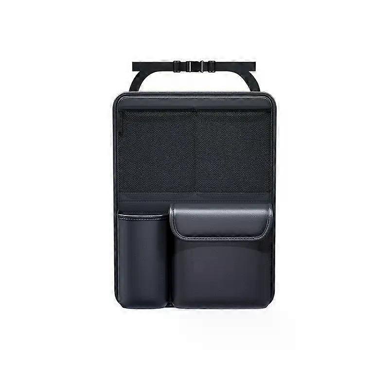 תא מטען לרכב תיק אחסון עור מתקפל מושב לרכב מארגן כלים אחסון UV רב תכליתי מארגן מושב אחורי SUV מארגן תלוי מושב אחורי