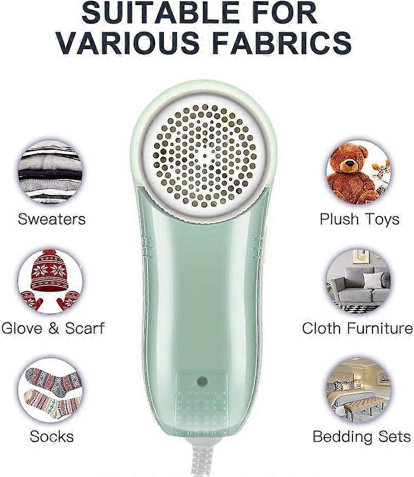 Fabric shaver, clothes ball removal plug and play