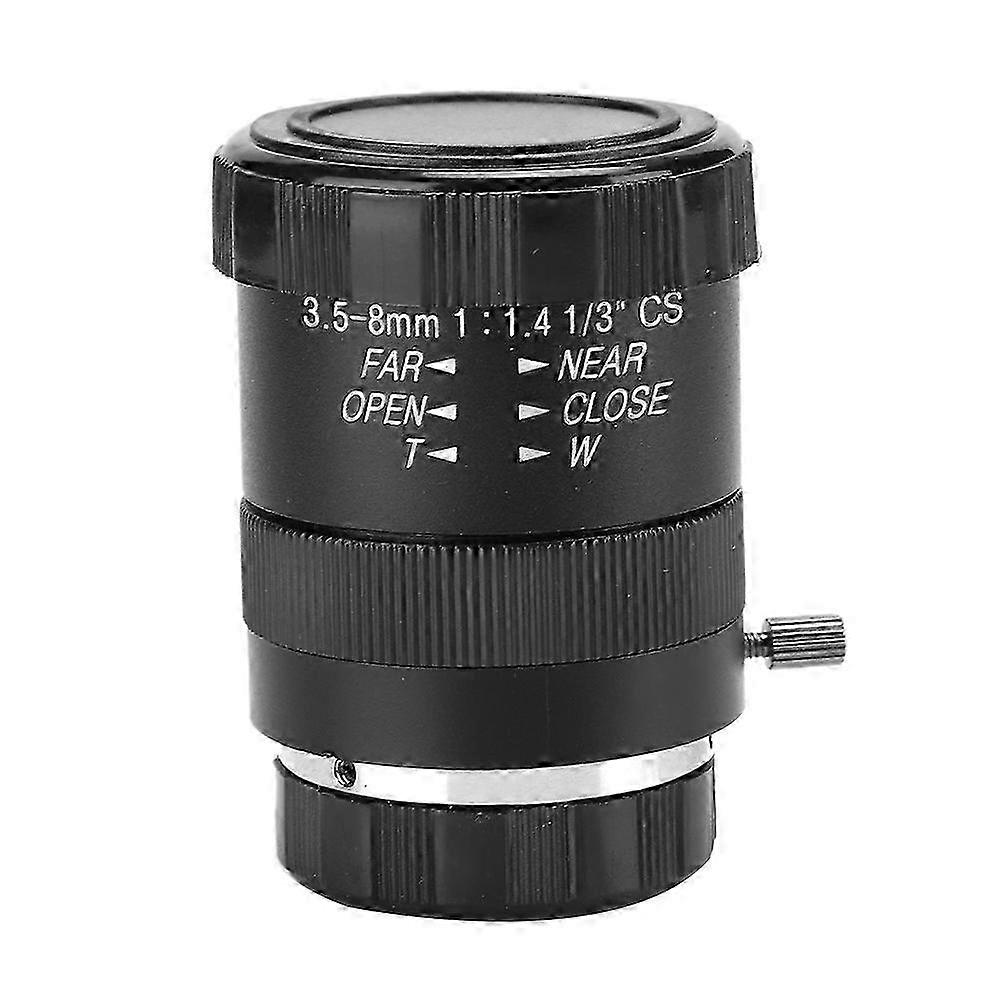 Manual Aperture Lens F1.4 CS-Mount CCTV Camera with Aluminum Alloy Construction and 720P Resolution