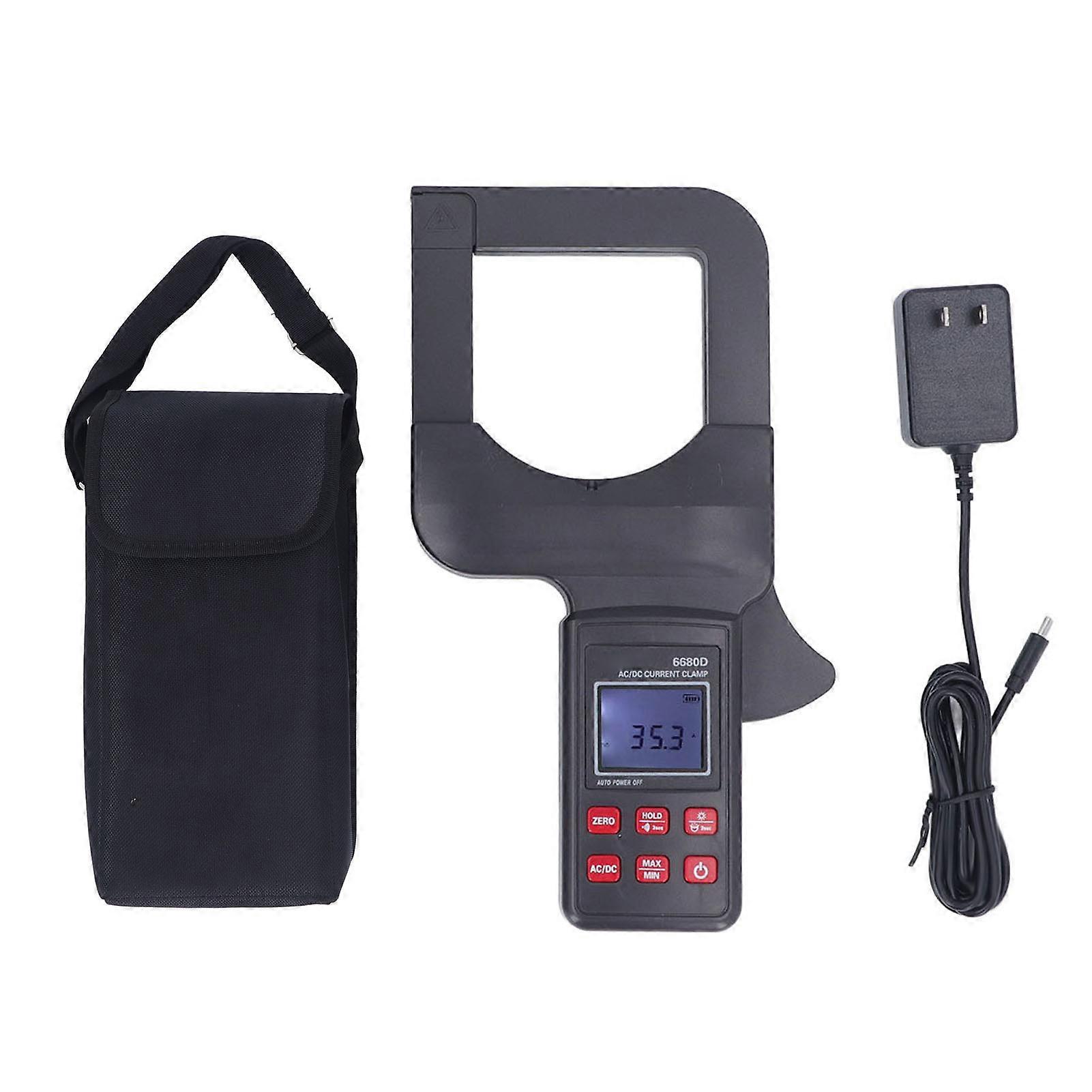 Clamp Ammeter AC DC Large Diameter Leakage Current Meter Digital Measurement Tool 100‑240V