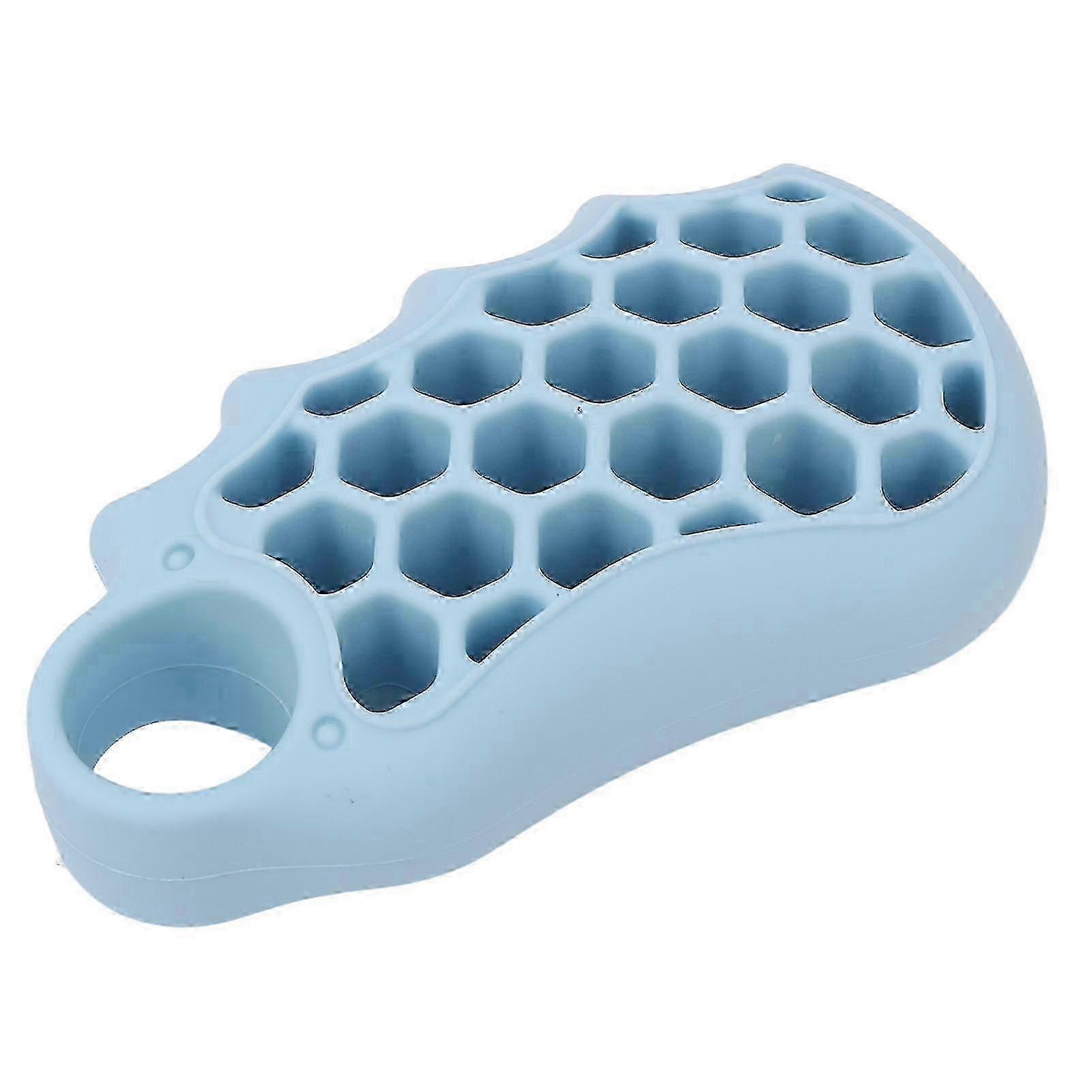Portable Hand Grip Device - Ergonomic Exerciser for Forearm Muscle Training 30LB Light Blue