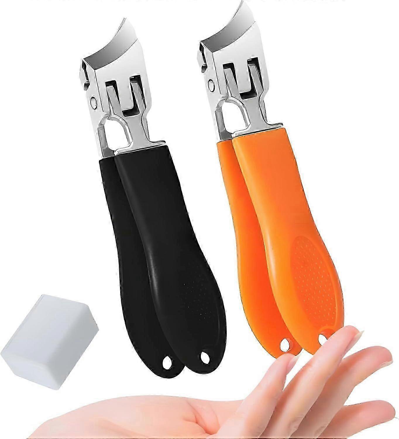 Libertyta Wide Jaw Nail Clippers with Slanted Design and Anti-Splash Feature