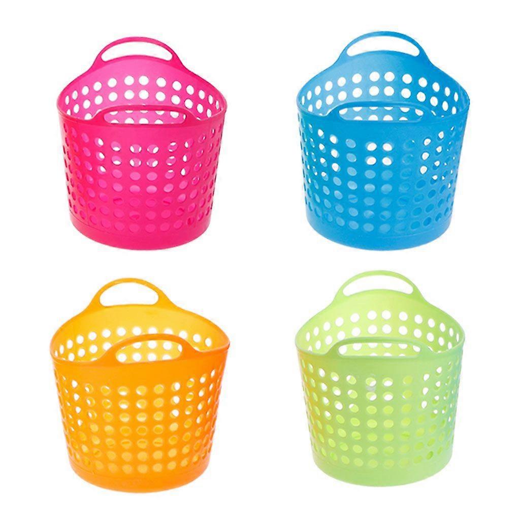 Plastic Office Desktop Storage Baskets Makeup Organizer Trash Bin Garbage Can