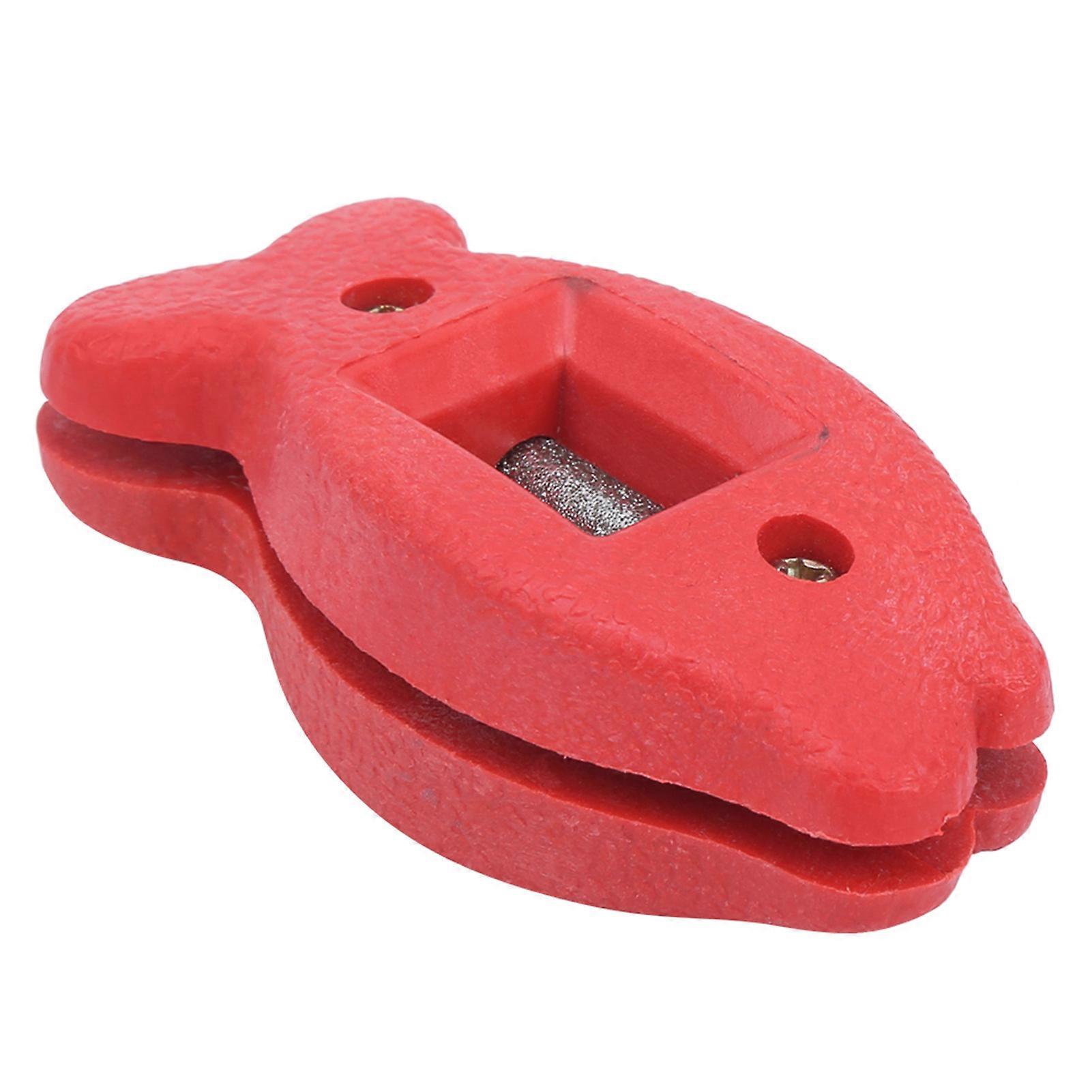 Ice Skates Blade Sharpener Hockey Skate Sharpener Ice Skate Shoes Grinding Conditioner Edge Blades Maintenance ToolRed