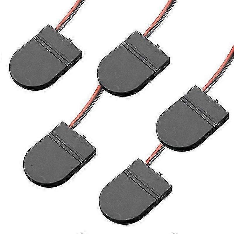5Pcs CR2032 Button Battery Storage Box Coin Cell Organizer with On/Off Switch