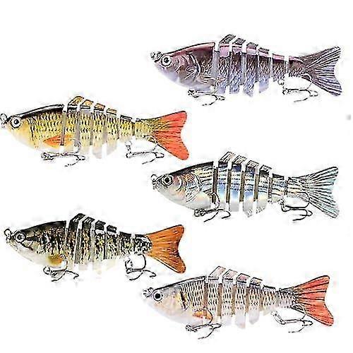 Robotic Fishing Lure with Bionic Swimming Action Designed for Freshwater and Saltwater Attracting Bass Walleye and Trout