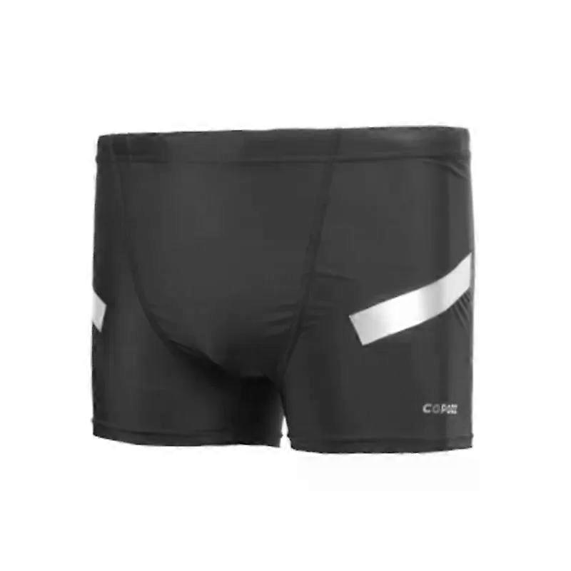 Men Shark Skin Water Repellent Swimming Trunks of Short and Five-quarter Length Swimsuit Swimwear Racing Briefs L-4XL