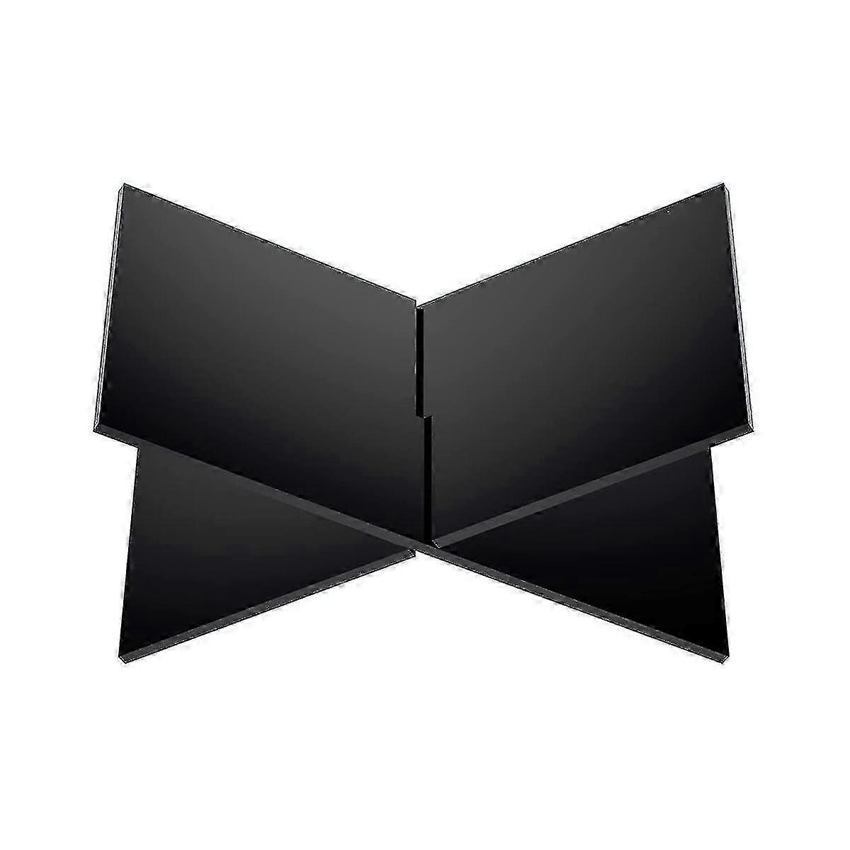 حامل كتاب أكريليك حامل عرض على شكل X لكتاب الطبخ وصفة قائمة المجلات حامل القصص للطريق السريع