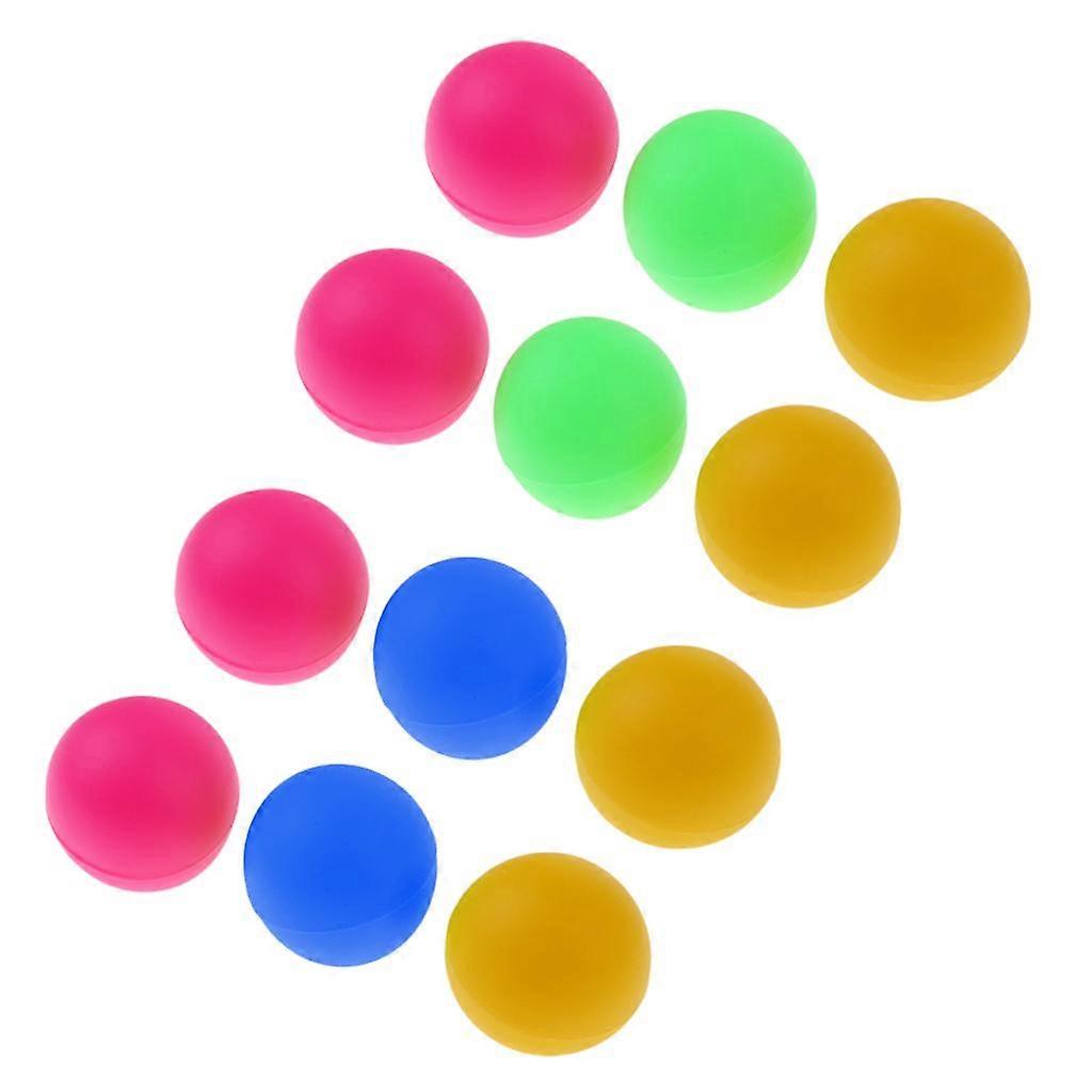 12 יחידות 36 מ"מ כדורים צבעוניים כדורי חתול צעצוע טניס שולחן - 3 סוגים