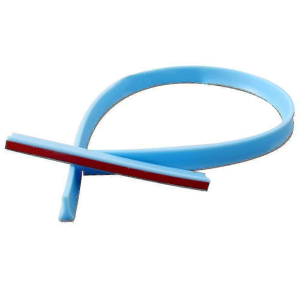 Összecsukható zuhanyajtó gát vízdugó 0,5 M kék vízálló zárócsík