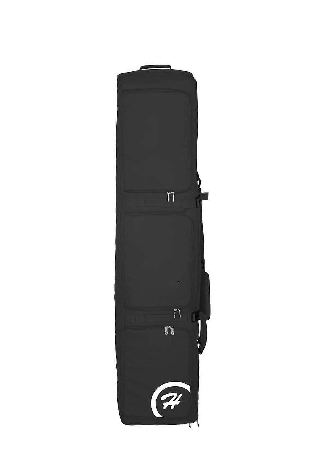 Ski Equipment Graffiti Skiing Bag with Roller Compartment, Double Shoulder Ski Board Bag (Black Type C)