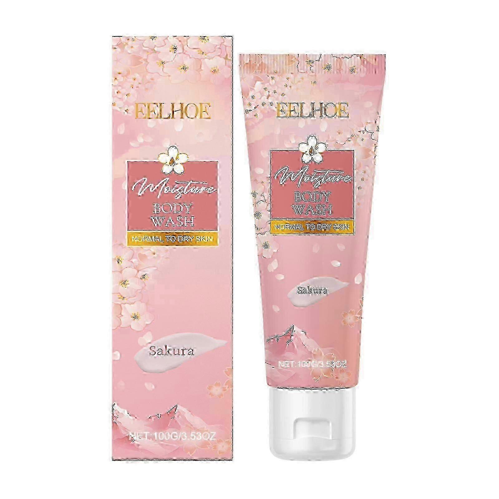 Cherry Blossom Moisturizing Shower Gel Gently Cleanses The Body, Moisturizes And Moisturizes For A Long Time