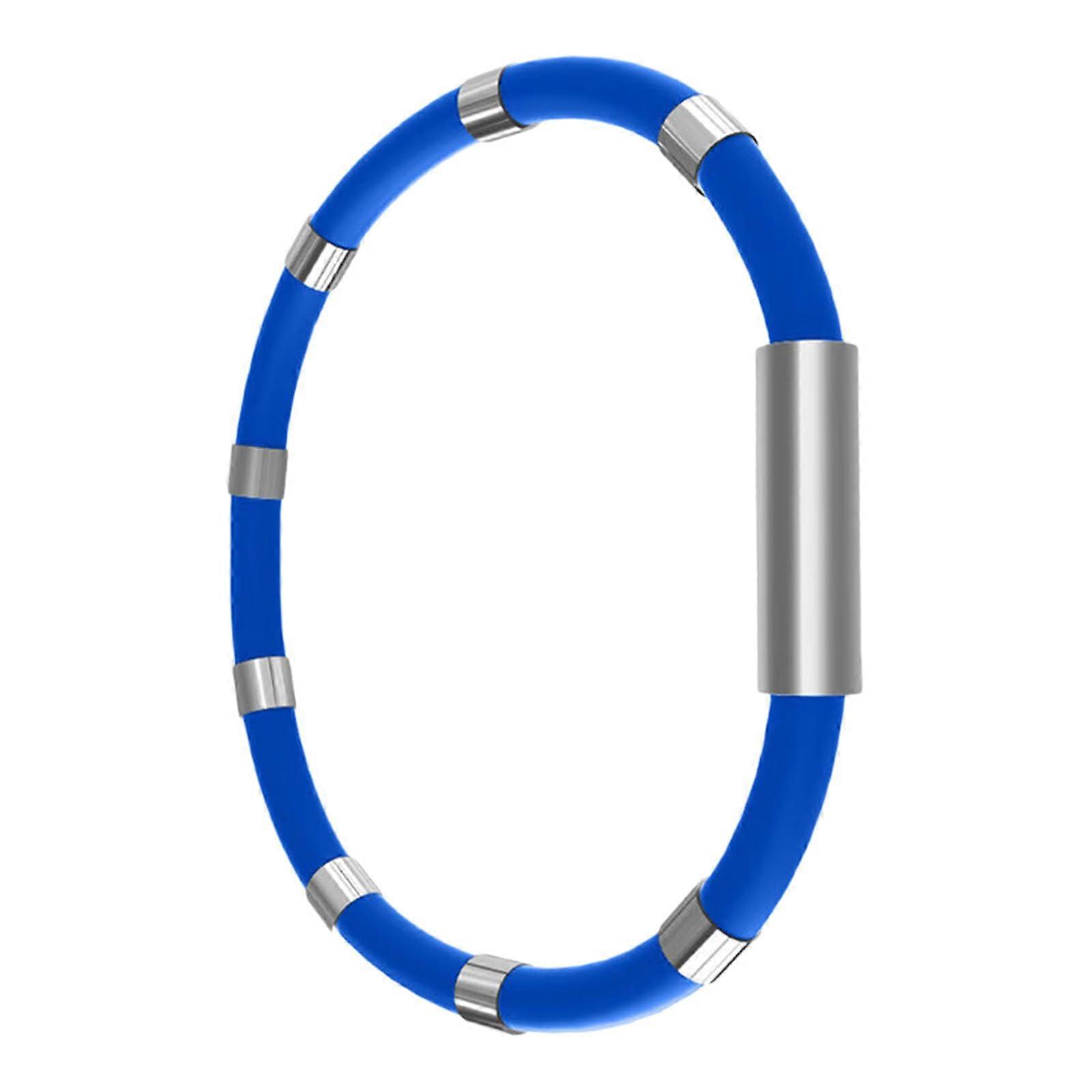 Silicone Adjustable Energy Wristbands Anti-Static Waterproof Blue For Factory And Laboratory Use