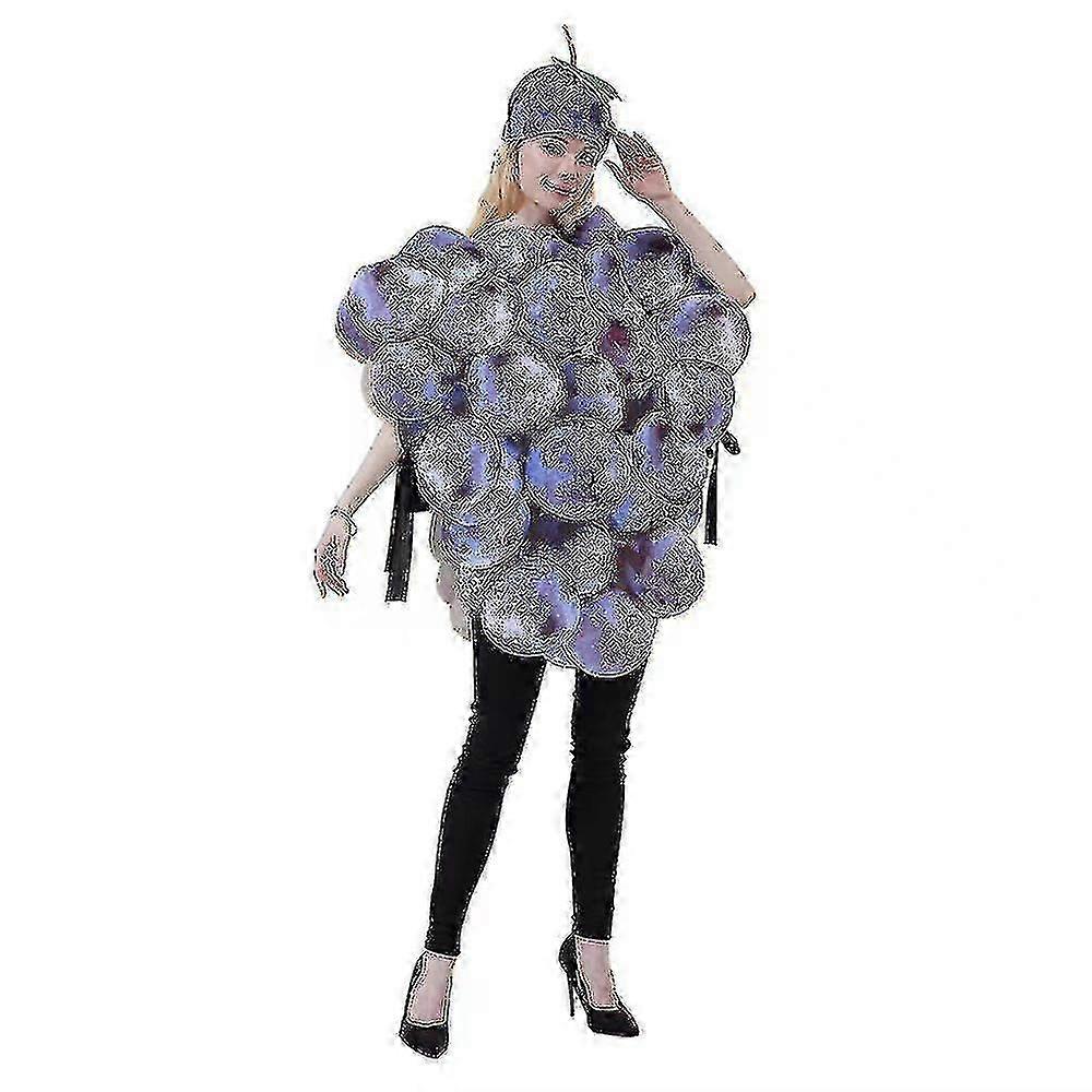 ハロウィーンのカーニバルのための大人の女性のブドウの衣装