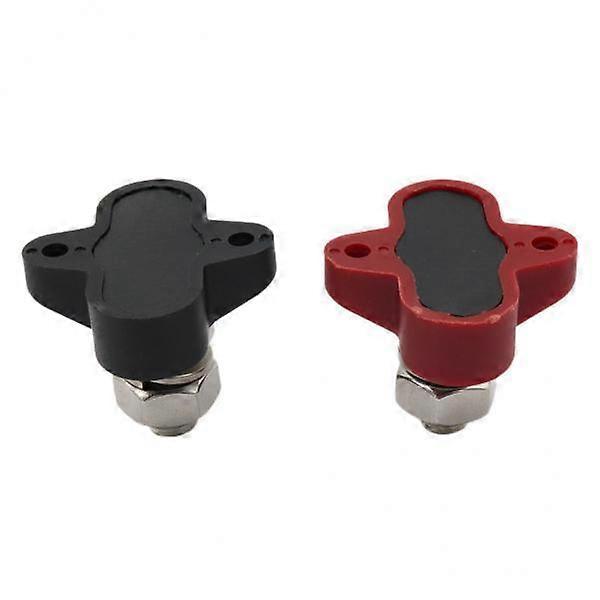 2-3 of pack 2pcs Junction Block Stainless Steel Insulated Terminal Stud