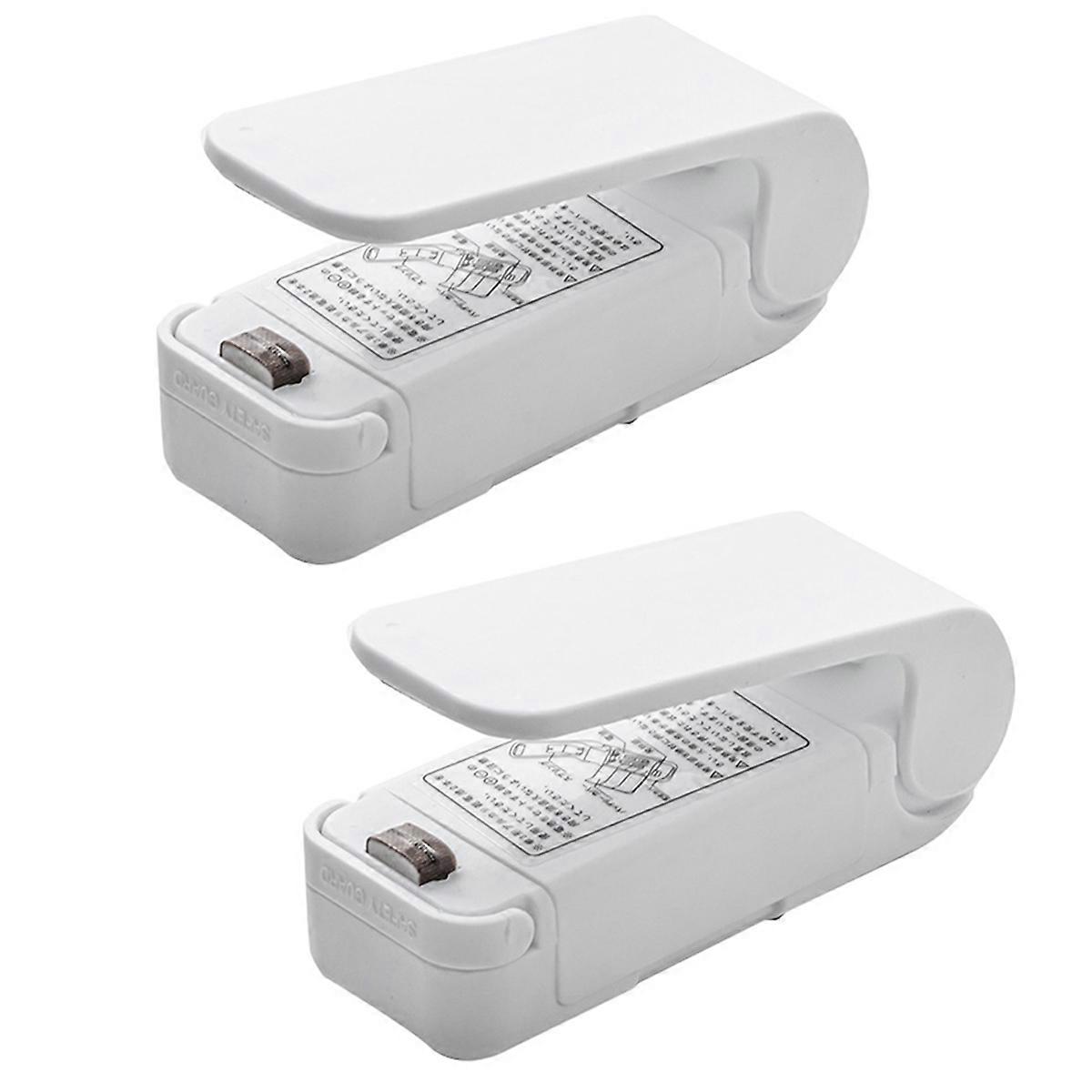 Mini machine à sceller les sacs à collation, machine à sceller portable, mini scelleuse de sacs à la maison adaptée au plastique