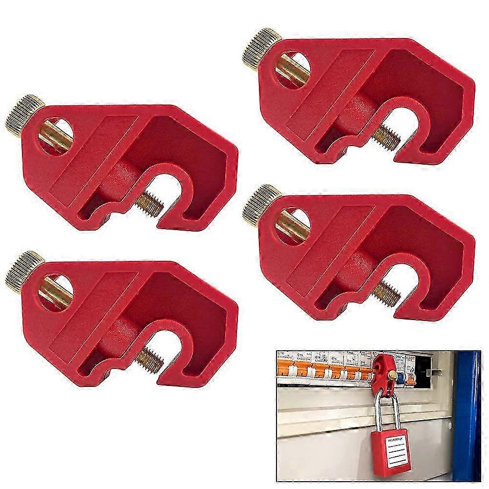 Miniature Circuit Breaker (MCB) with Screw, Safe Insulation, 4 Pcs