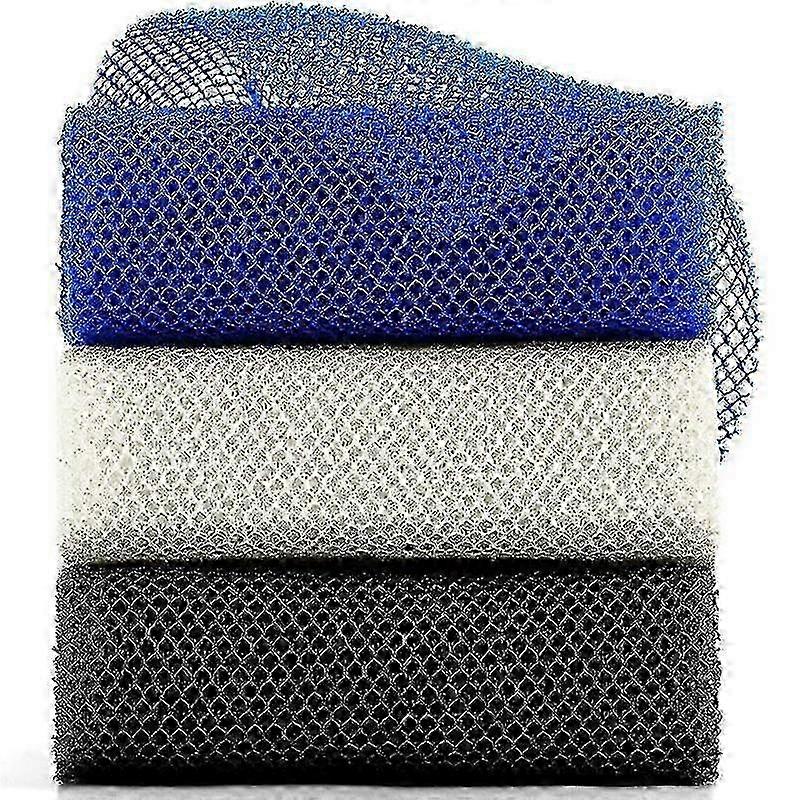 3 stykker afrikansk net langt net eksfolierende bruser kropsskrubber tilbage skrubber hud glattere szrh a-v